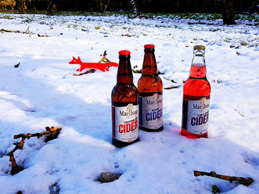 Snow, Irish ciders and cider presses! It’s freezing but it’s all go in the orchard county
